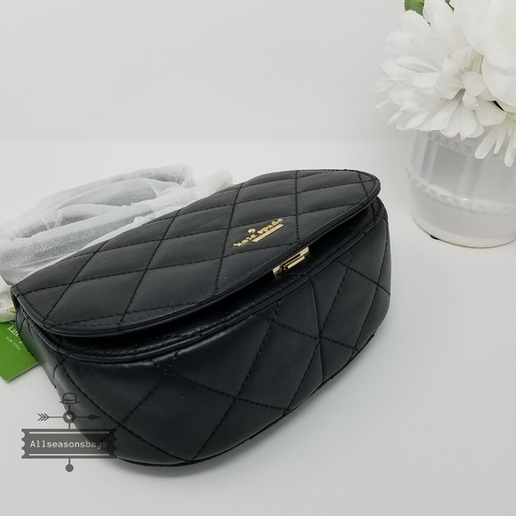 🔽 Kate spade emerson quilted black cossbody rita - Picture 7 of 8